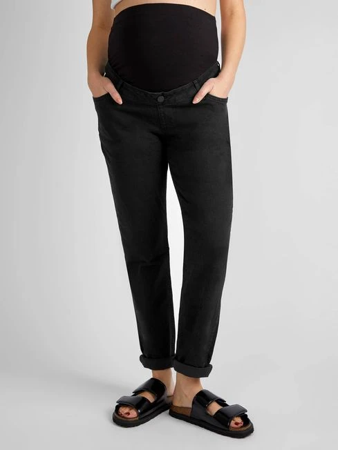 Jojo Maman Bebe JoJo Maman Bébé Black Slim Boyfriend Maternity Jeans 3 Jojo Maman Bebe JoJo Maman Bébé Black Slim Boyfriend Maternity Jeans