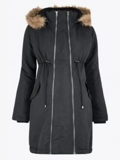 Jojo Maman Bebe JoJo Maman Bébé Black Cosy 2-in-1 Maternity Parka -Jojo Maman Bebe D39931s7