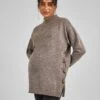 Jojo Maman Bebe JoJo Maman Bébé Mocha Turtle Neck Maternity & Nursing Jumper -Jojo Maman Bebe D40961s