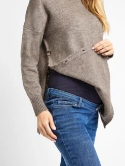 Jojo Maman Bebe JoJo Maman Bébé Mocha Turtle Neck Maternity & Nursing Jumper 12 Jojo Maman Bebe JoJo Maman Bébé Mocha Turtle Neck Maternity & Nursing Jumper -Jojo Maman Bebe D40961s5