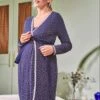 Jojo Maman Bebe JoJo Maman Bébé Navy Spot Maternity & Nursing Robe -Jojo Maman Bebe D40969s