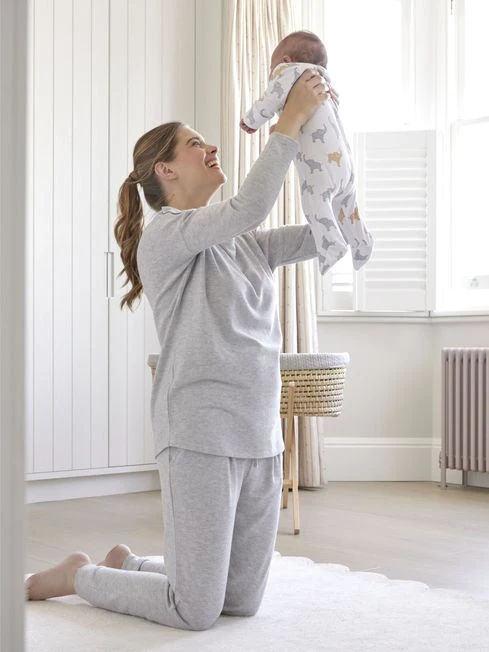 Jojo Maman Bebe JoJo Maman Bébé Silver Shoulder Opening Maternity & Nursing Top 5 Jojo Maman Bebe JoJo Maman Bébé Silver Shoulder Opening Maternity & Nursing Top - Image 3