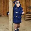 Jojo Maman Bebe JoJo Maman Bébé Navy Kids' Classic Duffle Coat -Jojo Maman Bebe D41001s