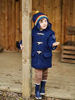 Jojo Maman Bebe JoJo Maman Bébé Navy Kids' Classic Duffle Coat
