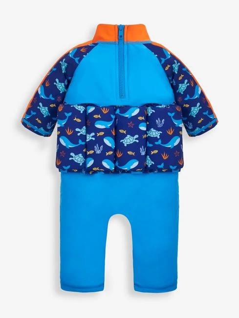 Jojo Maman Bebe JoJo Maman Bébé Ocean Kids' Print Sun Protection Float Suit 4 Jojo Maman Bebe JoJo Maman Bébé Ocean Kids' Print Sun Protection Float Suit - Image 2