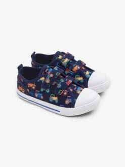 Jojo Maman Bebe JoJo Maman Bébé Navy Kids' Tractor Canvas Pumps