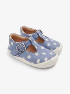 Start-Rite Blue Start-Rite Blue Daisy T-Bar First Walker Shoes