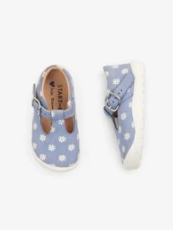 Start-Rite Blue Start-Rite Blue Daisy T-Bar First Walker Shoes -Jojo Maman Bebe D60911s3