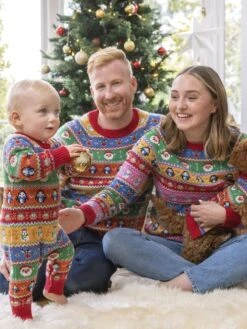 Jojo Maman Bebe JoJo Maman Bébé Multi Women's Coloured Christmas Fair Isle Jumper -Jojo Maman Bebe D66858s3