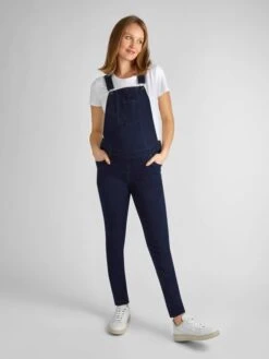 Jojo Maman Bebe JoJo Maman Bébé Dark Wash Denim Maternity Dungarees
