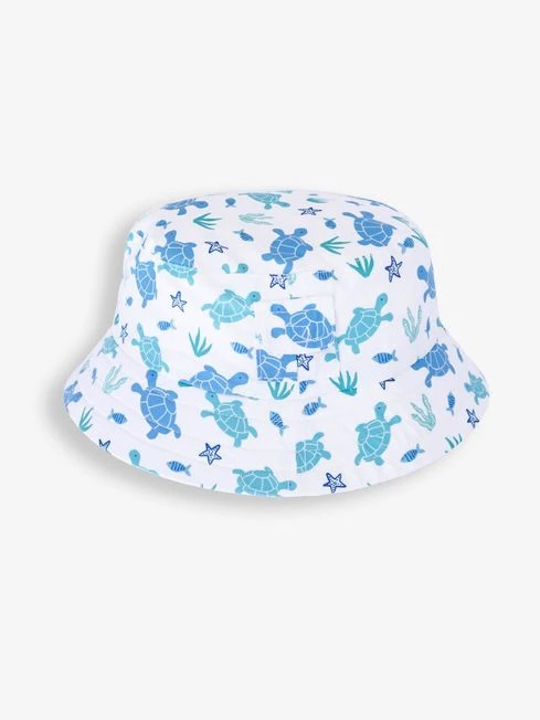 Jojo Maman Bebe JoJo Maman Bébé Ocean Kids' Turtle Bucket Sun Hat 5 Jojo Maman Bebe JoJo Maman Bébé Ocean Kids' Turtle Bucket Sun Hat - Image 3