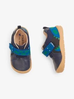 Start-Rite Navy Start-Rite Dino First Steps Trainer Shoes -Jojo Maman Bebe D79846s5