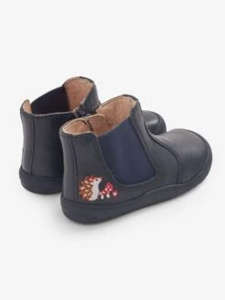 Start-Rite Navy Start-Rite Hedgehog Leather Boots -Jojo Maman Bebe D79847s3